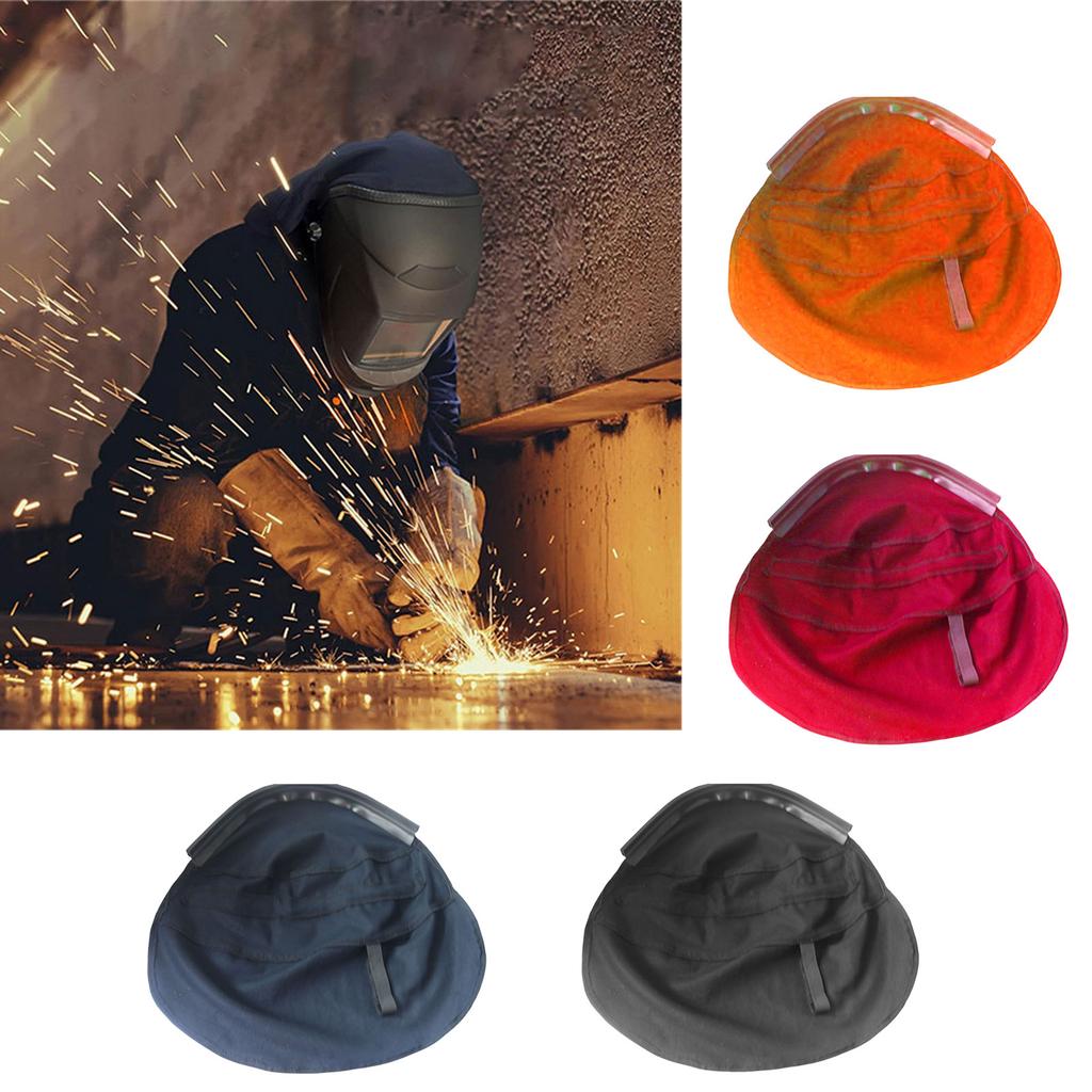 Leather Fabric Welding Hat with Adjustable Fit Welding Cap for Professional Welders and DIY Enthusiasts