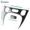 Real Soft Carbon Fiber Sticker For Fiat Panda 169 319 2013-2020 2021 2022 2023 2024 2025 LHD RHD Car Gear Shift Interior Panel