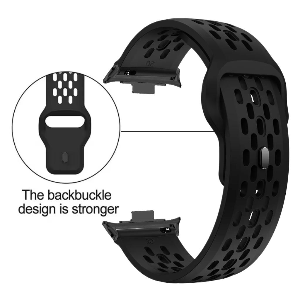 Спортивный силиконовый сменный ремешок для Xiaomi Mi Band 9 Pro/8 Pro Мягкий дышащий браслет для Redmi Watch 6/5/4 Наручный ремешок Correa