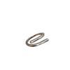 Simple Style Interlocking Lines Glossy Plain Ring Female Niche Design Fashionable Personality Match Cold Wind Openings Finger Rings Party Jewelry