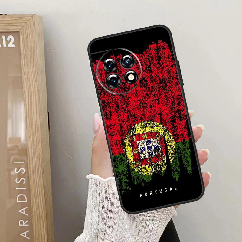 Чехол с флагом Португалии для OnePlus 10T 10R 12R 9R 8T 12 11 9 10 Pro Nord CE 2 3 Lite CE4 2T N10 N20 N30