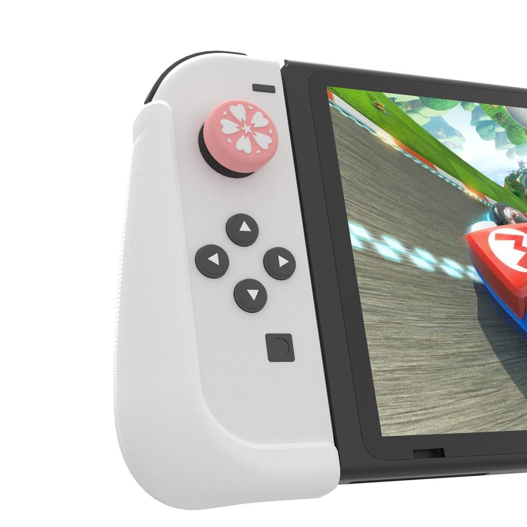 Ощутите еще больший комфорт при игре с эргономичными держателем контроллера Comfort Grip и упором для большого пальца для Nintendo Joy-Con Switch MystiForge.