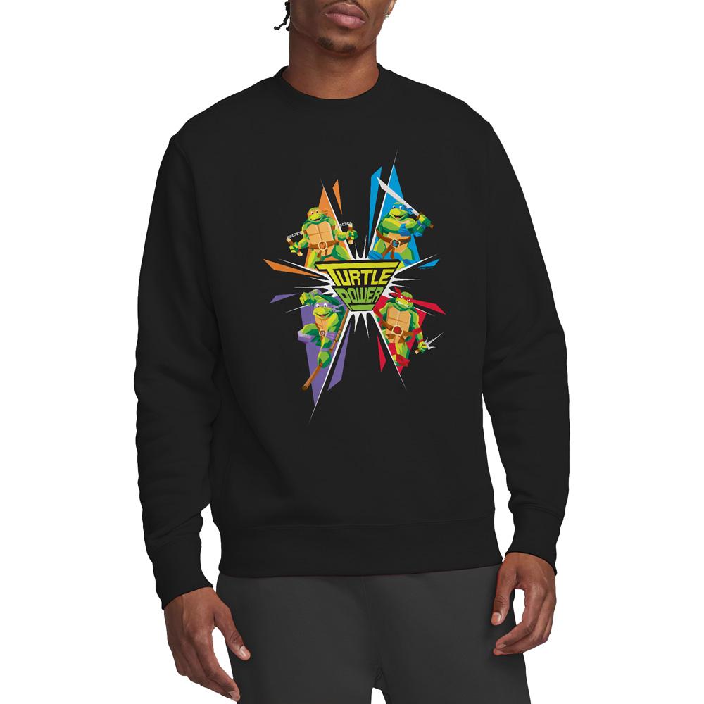 Teenage Mutant Ninja Turtles Unisex Adult Turtle Power Sweatshirt