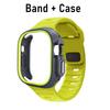 Чехол из ТПУ + Силиконовый ремешок для Apple Watch Band ultra 49 мм 42 мм 38 мм Спортивный ремешок для iwatch series9 8 7 6 SE 5 4 45 мм 44 мм 40 мм 41 мм