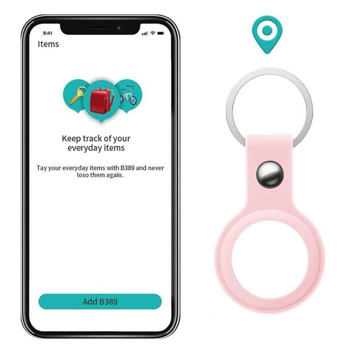 Чехол - Phonillico® - AirTag 2021 - Мягкий силикон - Набор из 2 штук - Противоскользящий