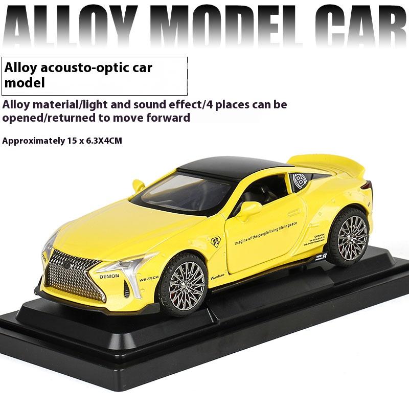 1:32 LEXUS LC500 Sports Vehicle Alloy Diecast Model Computer Desktop Ornaments Collections For Your Boyfriend On Valentine's Day