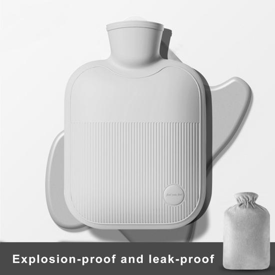 1 комплект, сумка для горячей воды 500 мл/1000 мл/2000 мл, многоразовая герметичная безопасная бутылка с горячей водой, грелка для рук и ног для дома