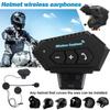 Мотоциклетная гарнитура Bt Helmet Wireless Hands-Free Call Kit Стерео Анти-помехи Водонепроницаемый музыкальный плеер Динамик