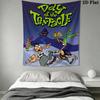 Day of the Tentacle Pattern Home Decor Tapestry, Wall Hanging, Decorative RV Wall Cloth.DGT0925016