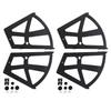 4Pcs Turing Rack Shoe Rack Hinges ABS Flip Frames Accessories Drawer Hinge  Home Furniture