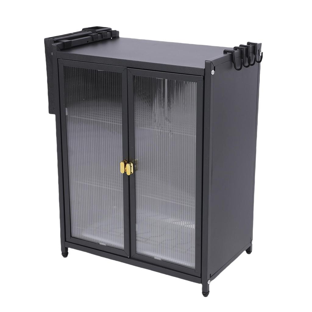 Кухонный шкаф для хранения посуды на столешницу, 3-ярусная сушилка для посуды, компактный многофункциональный органайзер с большой полкой для хранения