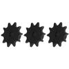 3 шт. стальная звездочка приводная шестерня 8 мм шаг 6 мм D отверстие 10 зубьев набор комплект 530710060010