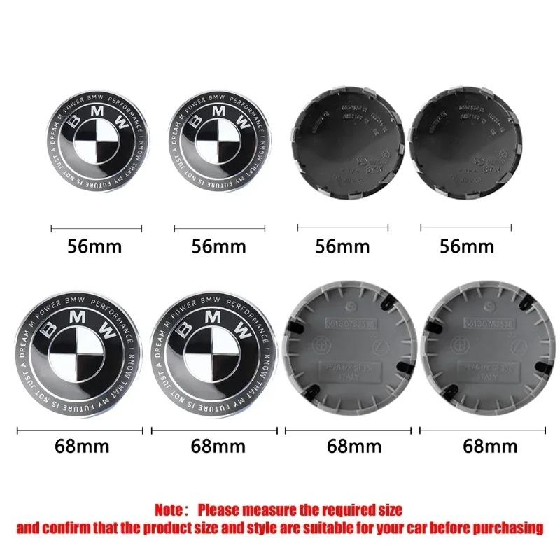 4 шт. 56 мм 68 мм Эмблема BMW для колпаков ступиц колес BMW для BMW 3 серии 5 серии E60 E90 F10 F30 E46 E39 X5 E53 E70 E38 Z4