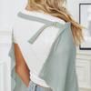 Arched Neckline Baby Nursing Cover Cotton Muslin Nursing Apron New Breastfeeding Cover  Maternity