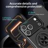 Прочный ударопрочный чехол Funda для iPhone 17 Pro Max / 17 Air 16 Plus Чехол Броня Поворотная крышка объектива камеры Кольцо-подставка Capa Funda