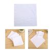 White Hankie Women Handkerchiefs Cotton Square Super Soft Washable Hanky Chest Towel Pocket Square Handkerchiefs