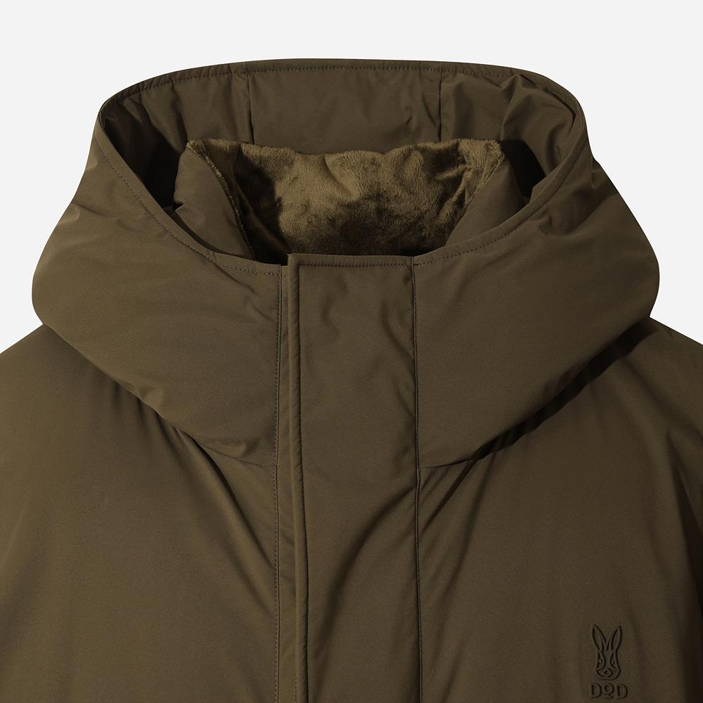 Dod Kamaboko Shelter Goose Down Jacket (Brown)