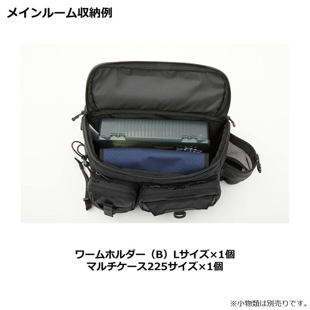 Daiwa Сумка через плечо HG (С) Модель 2023 г. (Серый Оранжевый / Сумка для рыболовных снастей)