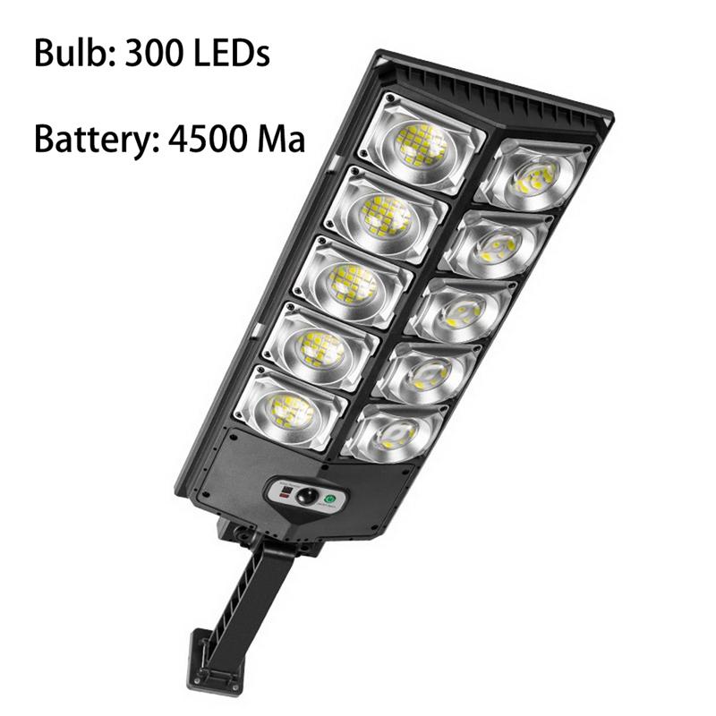 10000LM Outdoor Solar Lamp Waterproof Garden Floodlight Motion Sensor LED Solar Lamp Photosensitive Courtyard Lamp 4500mAh Solar Wall Lamp