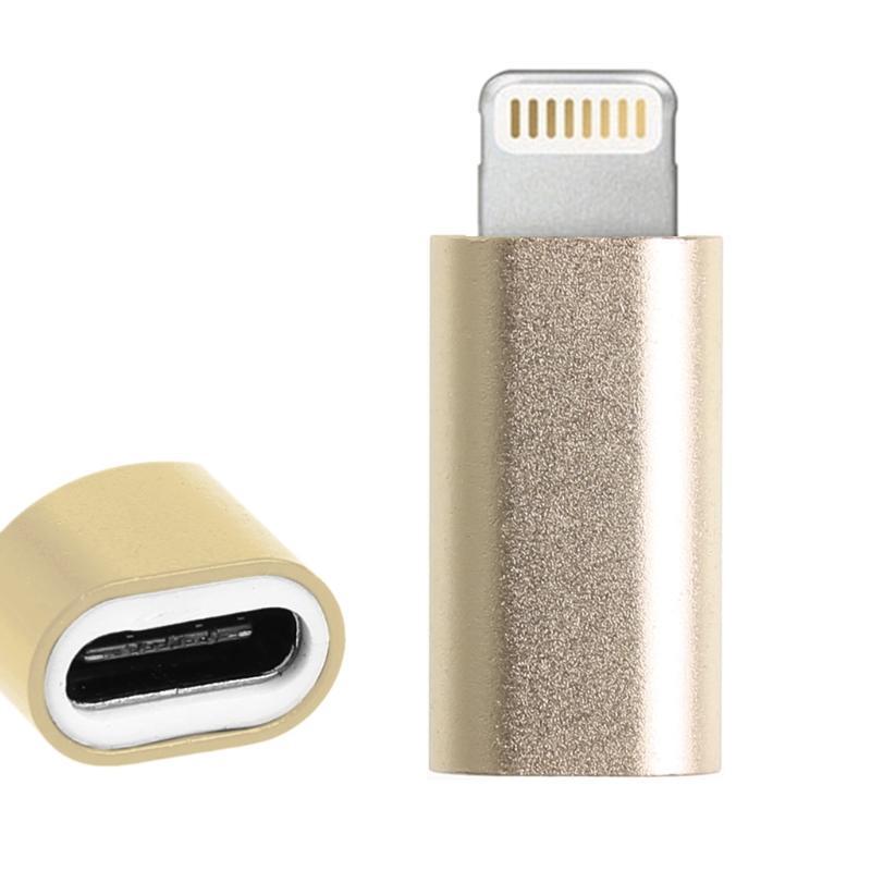 USB-тип C «мама» на 8-контактный адаптер Lightning «папа» для iPhone iPad iPod