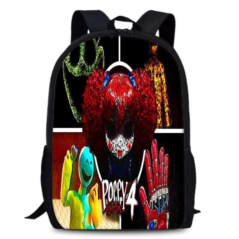 Poppy Chapter Playtime 4 Durable Bookbag 15in Laptop Anime Backpack Oxford