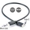 Type C To Micro USB Male Sync Charge OTG CHARGER Cable Cord Adapter For Phone Huawei Samsung Usbc Wire