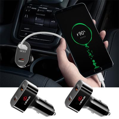 USB Автомобильное Зарядное Устройство Type C Быстрая Зарядка Адаптер Питания Для Lexus F SPORT Plug-in Hybrid ES UX 300e GS GX IS LS LX CT LBX NX 350h