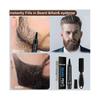 EELHOE Beard Filling Pen Kit Men's Beard Natural Waterproof Beard Pen Beard Stroke Pen