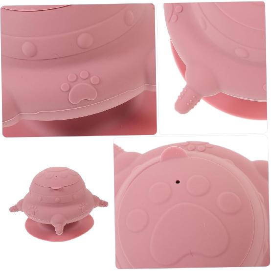 Силиконовая миска для кормления щенков молоком с сосками для кормящих щенков и котят, миска для медленного кормления, станция для кормления щенков и домашних животных