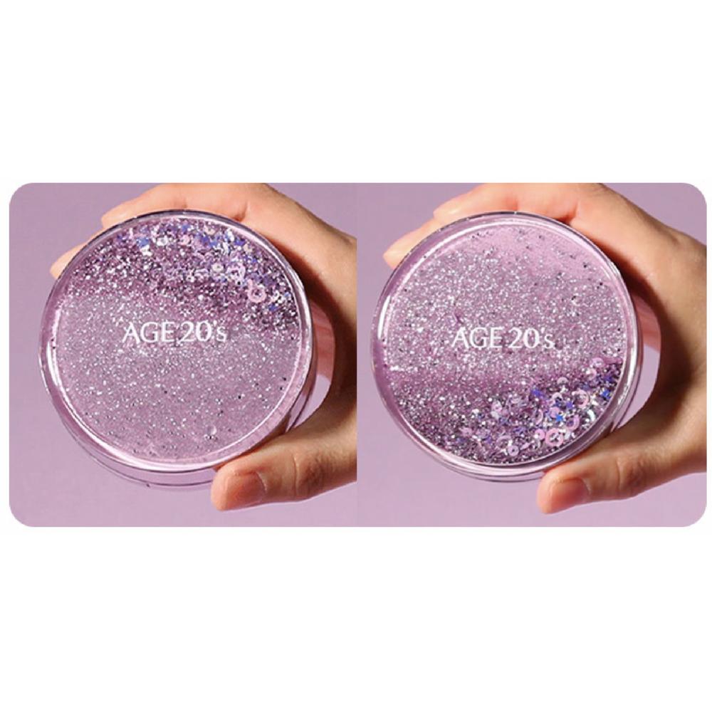 Age to Wenness Shining Drop Pact Edition Case + Refill 12.5gx 3p, No. 23, 1 комплект