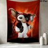 Gizmo Gremlins Wall Tapestry Aesthetic Wall Hanging Printed Fabric Blanket Decorative Tapestries For Bedroom Living Room Home Decor