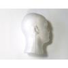 Fuji Interior Lightweight Male Mannequin Head with Display Stand, White