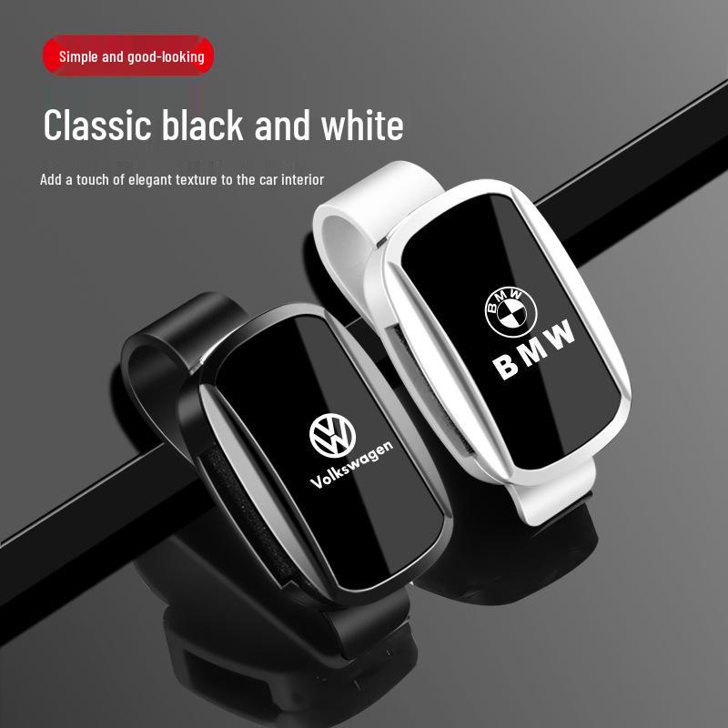 Трансграничный чехол для солнцезащитных очков на козырек автомобиля - Подходит для Volkswagen, Mercedes-Benz, Honda, Nissan, Li Auto, AITO, Toyota.