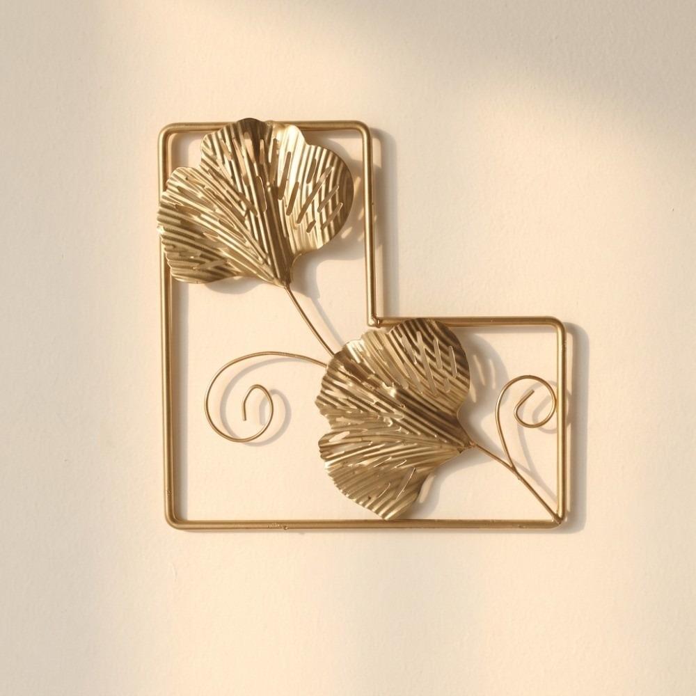 7.9in Silhouette Wall Art Gold Color Home Decor Wall Art Metal Wall Art Decor For Living Room