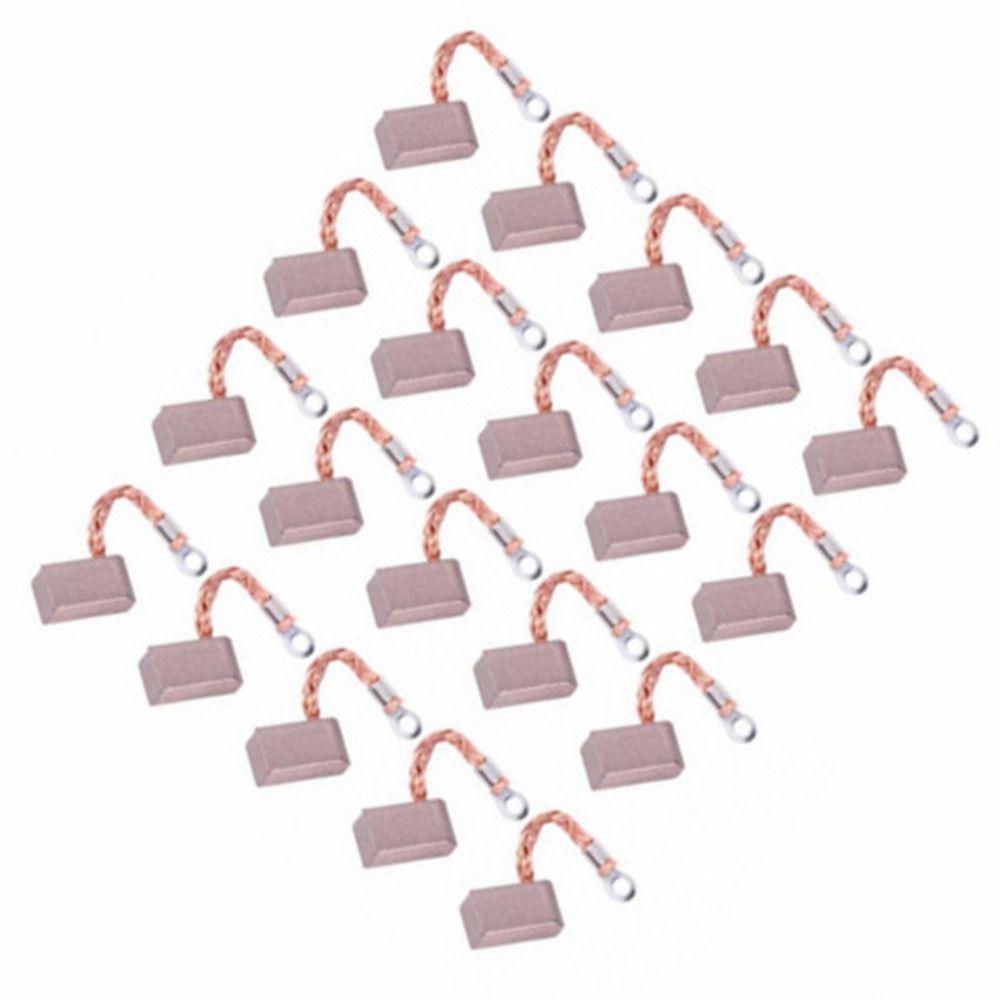 4pcs Hand Tools 11*10*20mm J465 Leads Generator Brush Replacement Carbon Brushes Wire Electric Motor