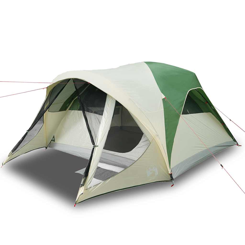 Tunnel Family Tent for 6 Persons Green Waterproof