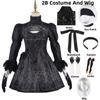 Nier Automata Cosplay Costume Yorha 2B Sexy Outfit Games Suit Women Role Play Costumes Girls Halloween Party Fancy Dress