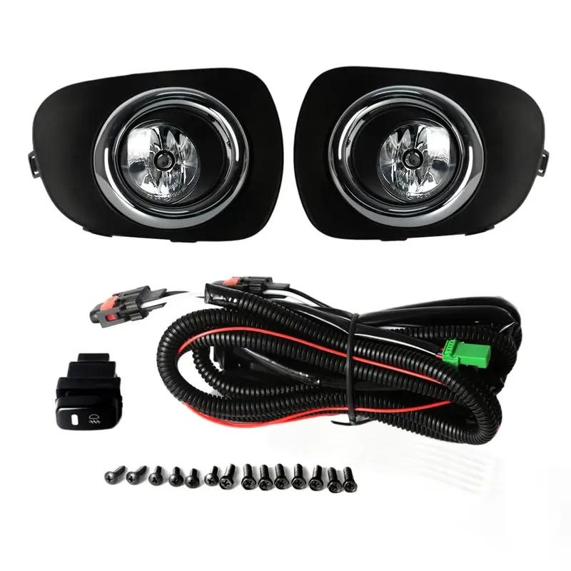 2 шт. Светодиодная противотуманная фара для Mitsubishi Montero/ Pajero Sport 2010-14/L200/Triton 2013-15 Комплект светодиодных дневных ходовых огней на передний бампер 12 В