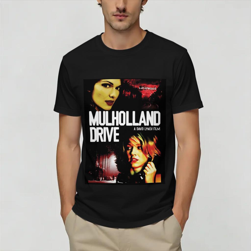 Unisex Mulholland Drives T Shirt Pure Cotton Tops Crazy Short Sleeve O Neck Tee Shirt New Arrival Tshirt