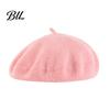 Elegant Dating Outfit Headwear Women Wool Beret Hat, Classic Solid Color Winter Cozy Outdoor Hiking Hat Cap, Soft Breathable Blend for Ladies