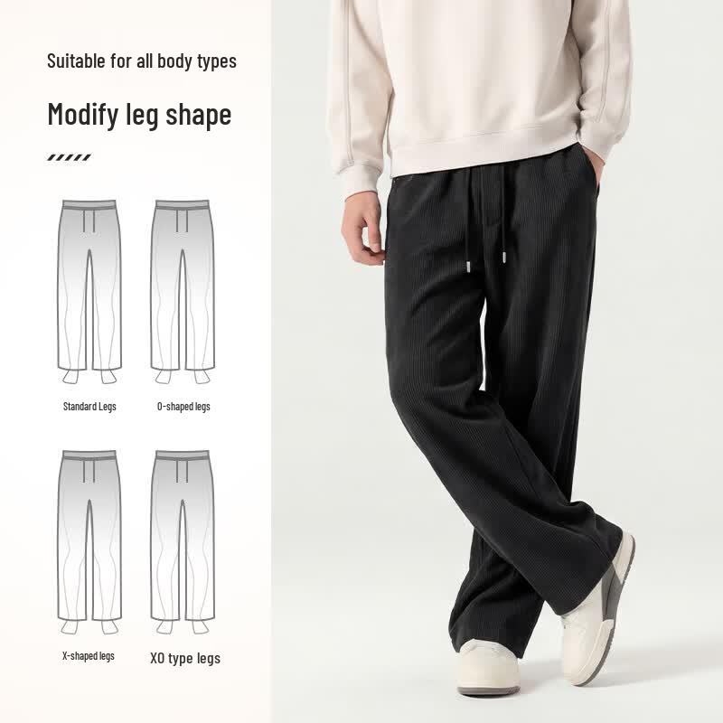 Джинсы Jeanswest Life Прямые брюки из велюра на шнурке