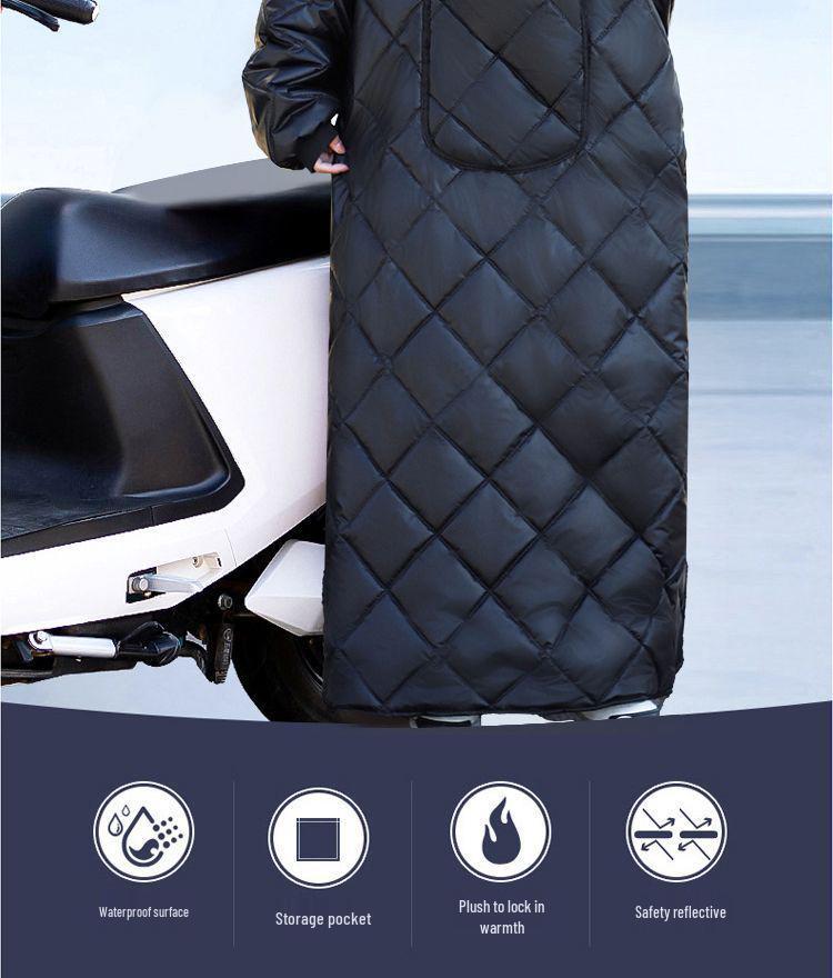 Зимняя флисовая ветровка для велоспорта и мотоциклизма с разделением человек-транспортное средство