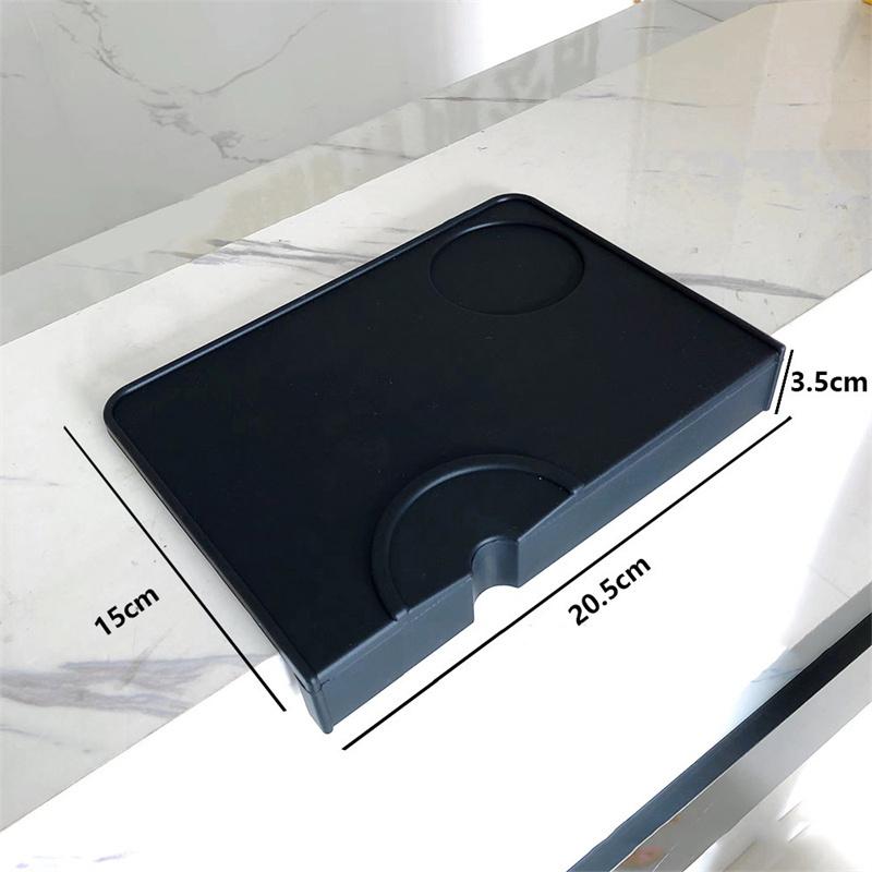 Коврик для темперирования кофе эспрессо силиконовый держатель для темперирования угловой коврик противоскользящий коврик для темперирования кофейная посуда бариста инструменты для трамбования