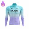 Winter Thermal Fleece Cycling Jersey Sports Bike Rvouei Cube Pro Team Mountian Bicycle Clothing Ropa Ciclismo Invierno Hombre