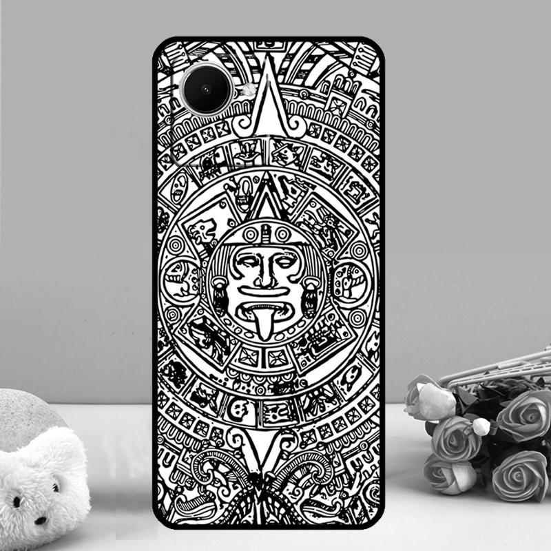 Узор из дерева с календарем майя для Realme GT 5 Pro GT3 Neo5 9 10 11 12 Pro Plus C25s C21Y C30 C31 C33 C51 C53 C55 C35 чехол