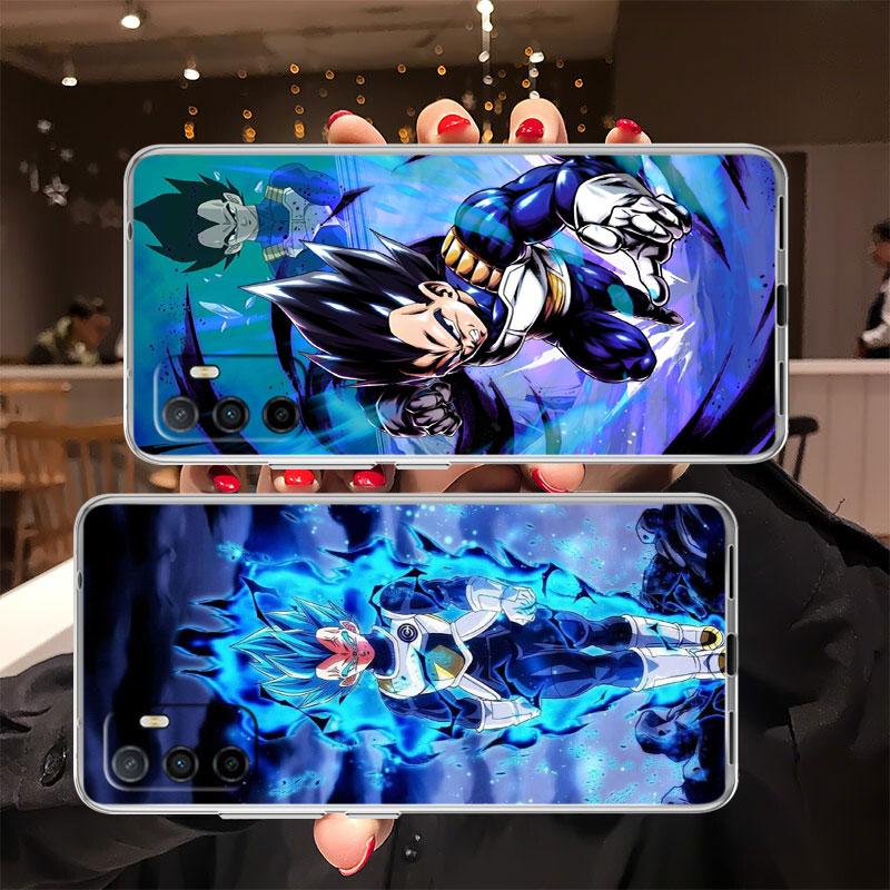 TR13 Dragon Ball Vegeta Transparent Phone Case for Motorola Moto G7 G8 G9 G84 G85 G73 G24 G15 Z2 Play Power Plus