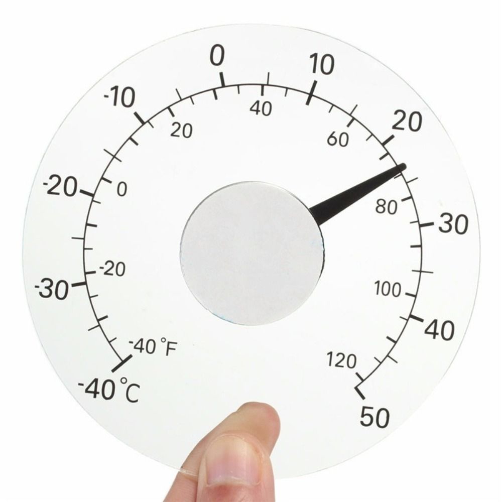 Mini Outdoor Temperature Meter Waterproof Celsius Tester Durable Window Thermometer for Home