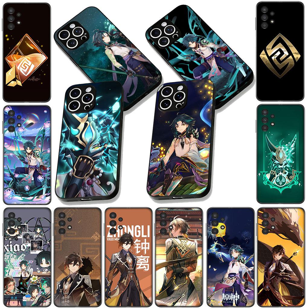 for Motorola Moto Edge 50 30 Fusion 40 NEO Ultra Pro E14 G20 E15 G35 G84 G13 G53 Case Xiao Zhong Li Genshins Impacts ZhongLi