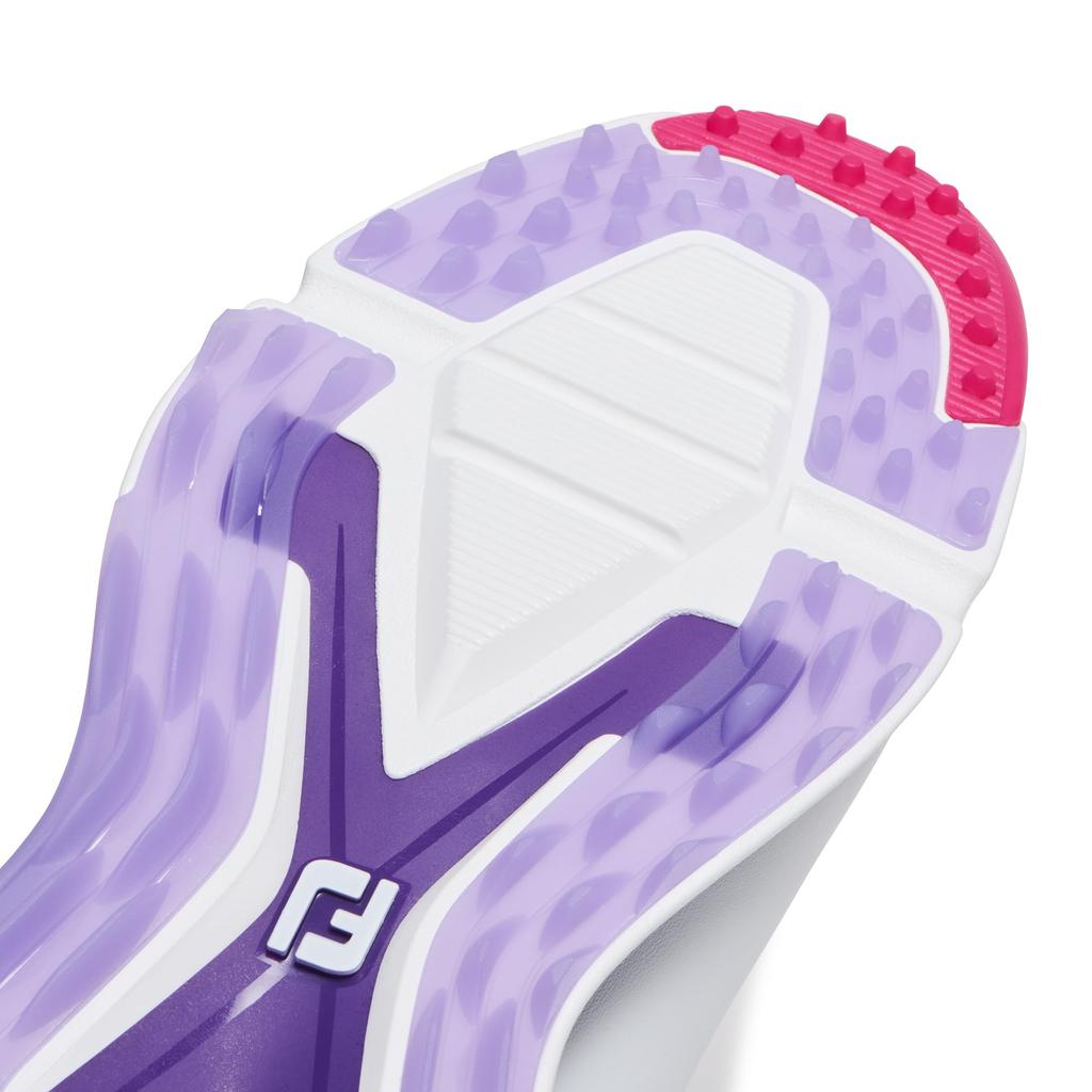 Женские туфли для гольфа WO Pro SLX Boa см 3E [Footjoy] Бело-фиолетовые 23.0