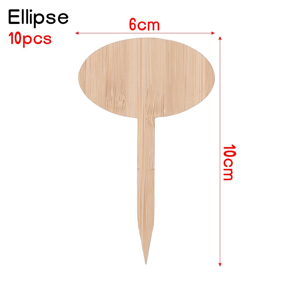Nursery Pots Plant Markers Planting Tags Garden Wooden Labels Bonsai Ornament Bamboo Crafts